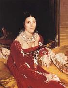 Jean Auguste Dominique Ingres Portrait of Marie Marcoz,later Vicomtesse de Senonnes (mk04) oil painting